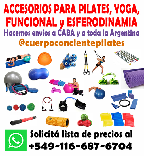 Accesorios elementos equipos para Pilates Yoga Funcional Kinesiologia